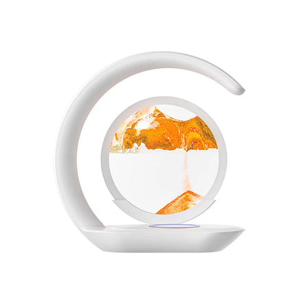 Icsatma Quicksand Table Lamp Wireless Charging Office 3D by zapcart