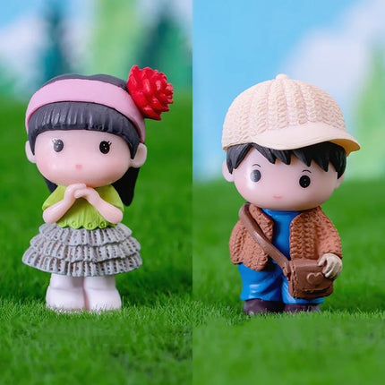 Hign-concerned Miniature Couple Figurines Wedding Gift by zapcart