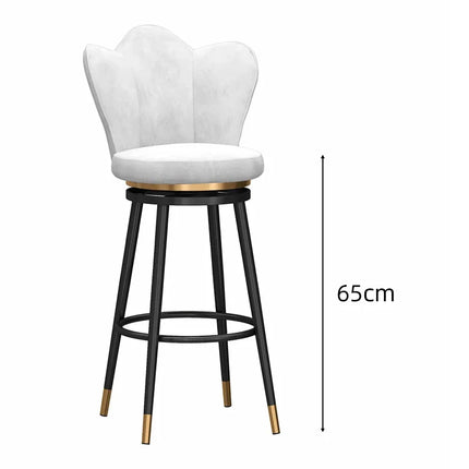 Stylish Designer high Bar Chairs Modern Metal Round Gold Design Nordic Minimalist Comfortable Barkrukken Home stool chair by zapcart
