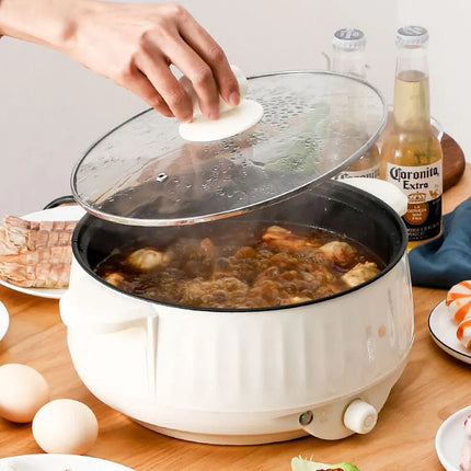 220V Multi Cookers Single/Double Layer Electric Pot 1-2 People Household Non-stick Pan Hot Pot Rice Cooker Cooking Appliances by zapcart