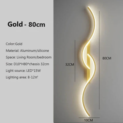 Modern LED Wall Lamp for Living Dining Room Bedroom Bedside Wall Lights Home Decoration LED Wall Sconce Interior Fixture Luster by zapcart