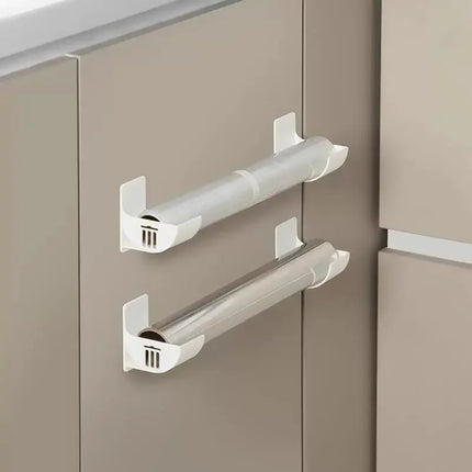 20/2pcs Wall Mount Trash Bag Holders Plastic Poly Bathroom Waste Bag Hook Dispenser Kitchen Freshness Film Roll Storage Rack by zapcart