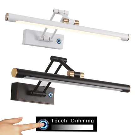 Mirror Light LED Wall Lamp Modern Bathroom Wall Light 43cm 58cm AC85 - 265V Indoor Lighting Bedroom Wall Sconces Light Fixtures by zapcart