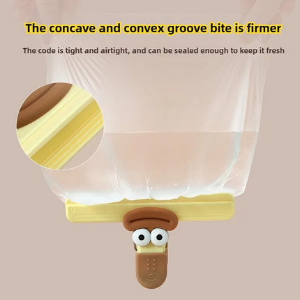 Creative Food Bag Sealing Clip Kitchen Storage Tool Plastic Refrigerator Snack Organizer Decorative Small Clips for Home Use by zapcart