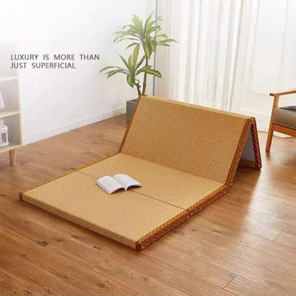 Japanese Tatami Floor Mat Foldable Coconut Fiber Mattress for Sleeping Portable Futon for Dormitory Breathable Summer Mattresses by zapcart