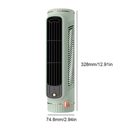 Household Desktop Tower Fan Portable Air Conditioner Fan Circulating Fan USB Charging Air Cooling Electric Fan for Room Home by zapcart