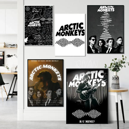 1PC Arctic Monkeys Band Music Album Poster Poster Paper Print Home Living Room Bedroom Entrance Bar Cafe Art Painting Decoration by zapcart