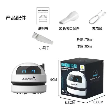 Desk Table Dust Vacuum Handheld Mini Vacuum Cleaner USB Table Sweeper Home Office Desktop Pencil Crumbs Cleaner Vacuum Cleaner by zapcart