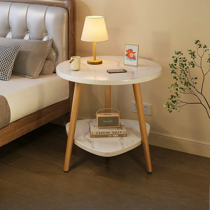 Hot Selling Bedside Table Cabinet Modern Luxury Wood Nightstands Large Bed Side End Table for Bedroom by zapcart