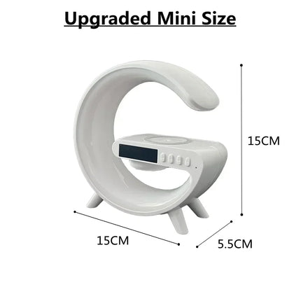VIKEFON Wireless Charger Stand With RGB Clock For Phones by zapcart