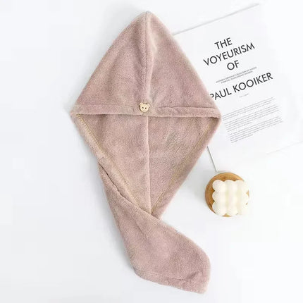 Dry Hair Cap Sports Towel Fiber Super Fine Adult Bath Towel Towels Bathroom Soft Turban for Hair Drying Miss Serviettes Face Wet by zapcart