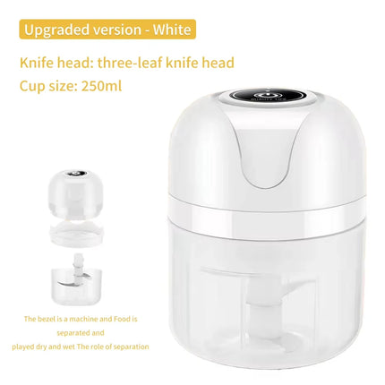 Garlic mashing machine food supplement machine household garlic cutter garlic crusher garlic pulling and pressing machine electr by zapcart