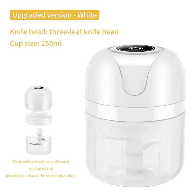 Garlic mashing machine food supplement machine household garlic cutter garlic crusher garlic pulling and pressing machine electr by zapcart