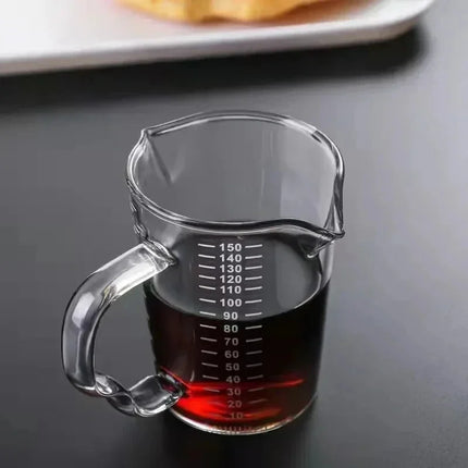 70/150ML Measuring Glass Cup with Double-end Espresso Milk Latte Jug Coffee Measure Mug Kitchen Drinkware for Cafe Shop Home-use by zapcart