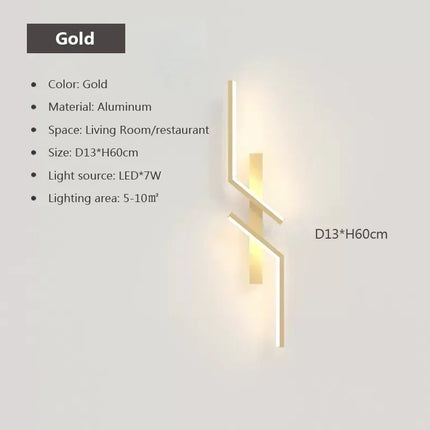 LED Wall Light Modern Minimalist Strip Lighting for Bedroom Bedside Living Room TV Backlight Sofa Decor Wall Sconce Ambient Lamp by zapcart