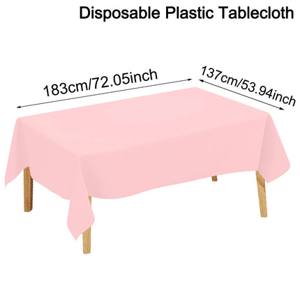 Choice Disposable Tablecloth Solid Color For Home Parties by zapcart