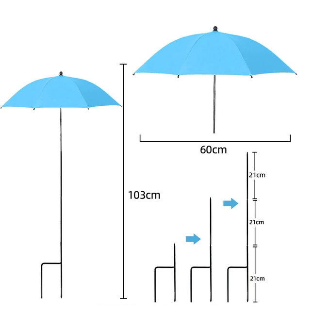 3 Pack New Type Of Garden Plant Rainproof And Sunshade Umbrella For Outdoor Garden Protection by zapcart