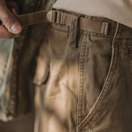 American Retro Chino Work Pants Youth Casual Pure Cotton by zapcart
