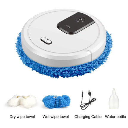 NEW Smart Sweeping and Mop Robot Vacuum Cleaner Dry and Wet Mopping Rechargeable Robot Home Appliance with Humidifying Spray by zapcart