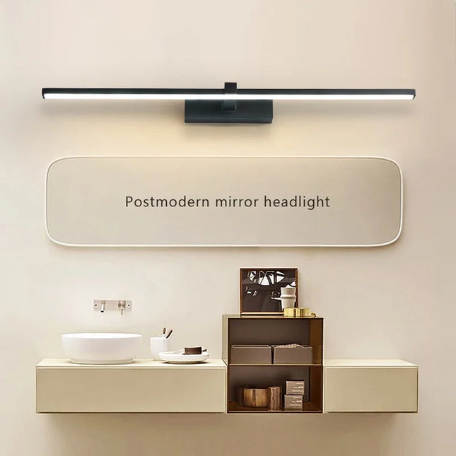 Modern LED Wall Light Bathroom Hardwares Wall Lamp Three Colors Lights Aluminum Led Bathroom Bath Mirror Line Lamp Make Up light by zapcart