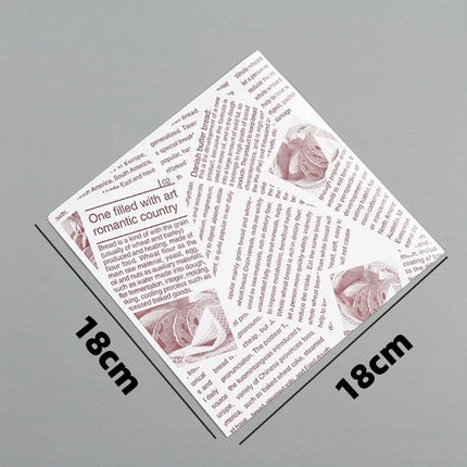 Sandwich Wrappers 50Pcs Greaseproof Parchment Paper Cute Pattern For Home Bakers by zapcart