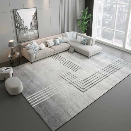 Custom Nordic Light Luxury Living Room Rug Plush For Homes by zapcart