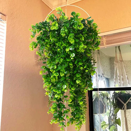 SmrCN Artificial Hanging Eucalyptus Wedding UV Resistant by zapcart