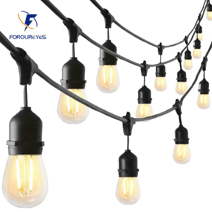 Foroureyes Outdoor Festoon LED Fairy Lights 30m Warm White by zapcart