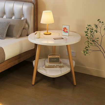 Hot Selling Bedside Table Cabinet Modern Luxury Wood Nightstands Large Bed Side End Table for Bedroom by zapcart