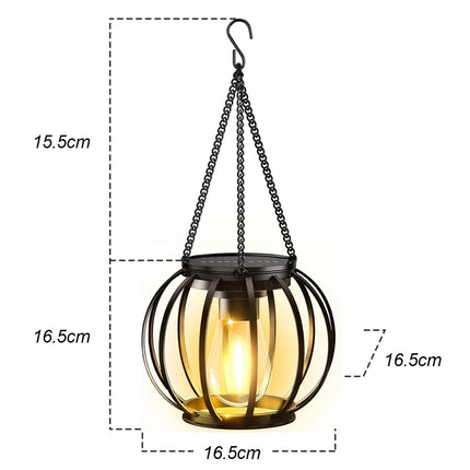 YORYZENG Solar Lantern LED Light Garden Ambient Sensor by zapcart