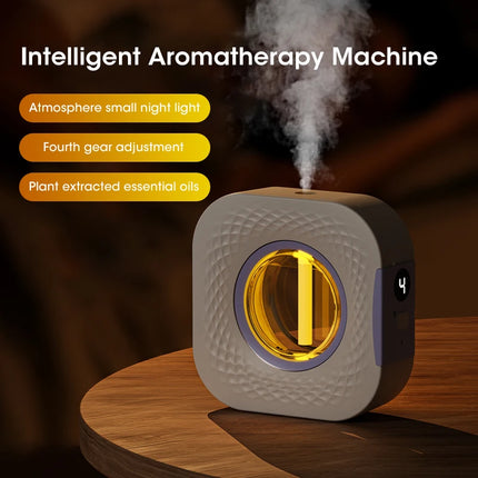 USB Smart Aromatherapy Diffuser Desktop Air Purifier with Display for Home Car Bathroom Deodorization Shangri-La by zapcart