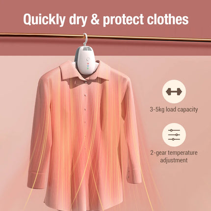 110-220V Mini Electric Portable heated Clothes Dryer Drying machine Shoes Clothes Drying Rack Hangers Foldable heater by zapcart