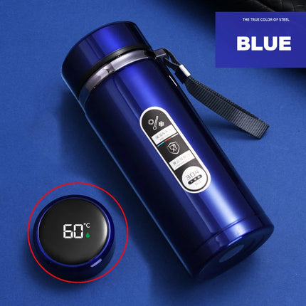 500ML-1Liter Stainless Steel Thermos Bottle with LED Temperature Display Sus304 Tea Water Bottle Vacuum Flask Portable Cups by zapcart