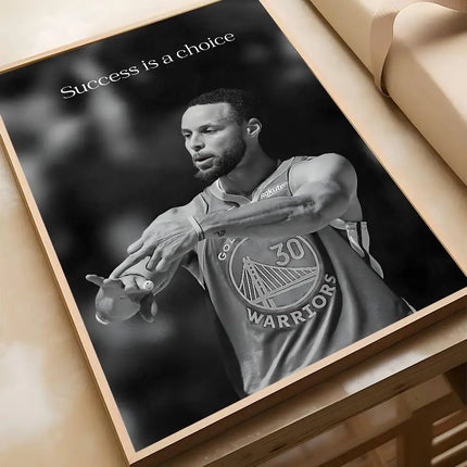 Athlete Inspirational Quotation Poster Home Gym Football Basketball Prints Wall Stickers Paintings for Home Living Room Decor by zapcart
