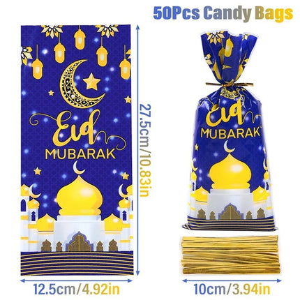 Eid Mubarak Gift Bags Ramadan Candy Cookies Muslim Party by zapcart