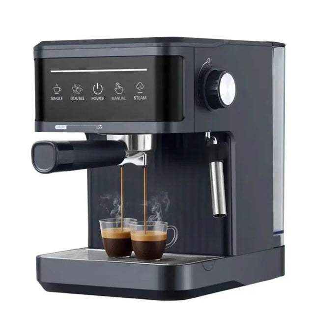 Home Coffee Machine 20Bar Pump Pressure Energy Saving Self-Cleaning Portable Small Coffee Grinder Machine for Home Office by zapcart