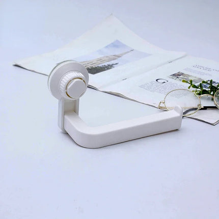 Suction Cup Toilet Paper Holder Wall Mount No Punching High Quality ABS Tissue Towel Roll Dispenser Bathroom Kitchen Accessories by zapcart