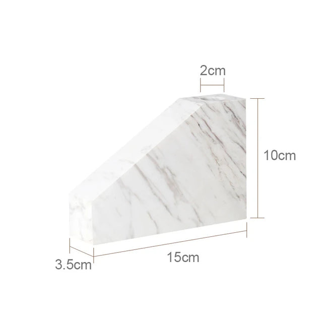 Volakos White Natural Marble Bathroom Set Soap Dispenser Soap Dish Toilet Brush Tissue Box Tray Bathroom Accessories by zapcart