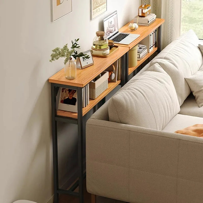 Small Narrow Table By The Wall, Bedside Locker Storage Cabinet Shelf Behind The Sofa Narrow Crack, Long Table by zapcart