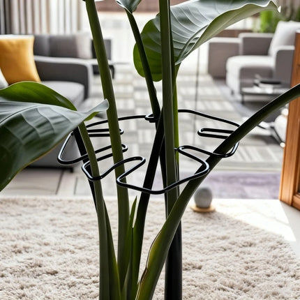 1Pc Large Monstera Plant Support Frame Sturdy Climbing Stems Leaf Stabilizer Outdoor Use for Tall Houseplant Hanging Plant Stand by zapcart