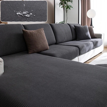 Waterproof Sofa Cover Luxury Adjustable Elastic Couch Cover for Living Room Sofa Seat Cover 1 2 3 4 seater l shaped full set by zapcart