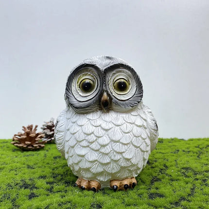 Solar Garden Lamp Owl Night Lights Outdoor Waterproof Courtyard Balcony Garden Lawn Landscape Decor LED Solar Powered Light by zapcart