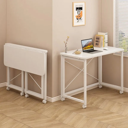 Folding computer desk desk removable table home student study table bedroom bedside table writing table desk by zapcart