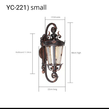 Bangerk European Outdoor Wall Light IP65 Waterproof LED by zapcart