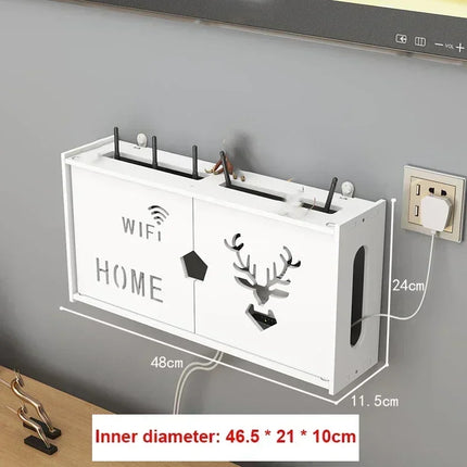 Dreamburgh Wall Mounted Router Shelf Living Room Storage by zapcart