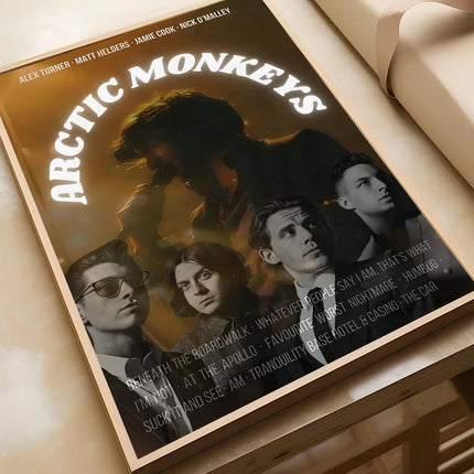 1PC Arctic Monkeys Band Music Album Poster Poster Paper Print Home Living Room Bedroom Entrance Bar Cafe Art Painting Decoration by zapcart