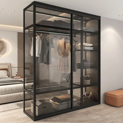 Living Room Bedroom Closet Storage Clothes Cupboard System Wardrobe Display Modern Minimalist Guarda Roupa Trendy Furniture by zapcart