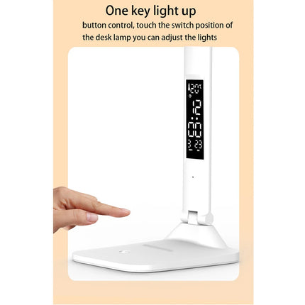 Zapcart Folding Desk Lamp USB Reading Touch Dimmable Alarm by zapcart