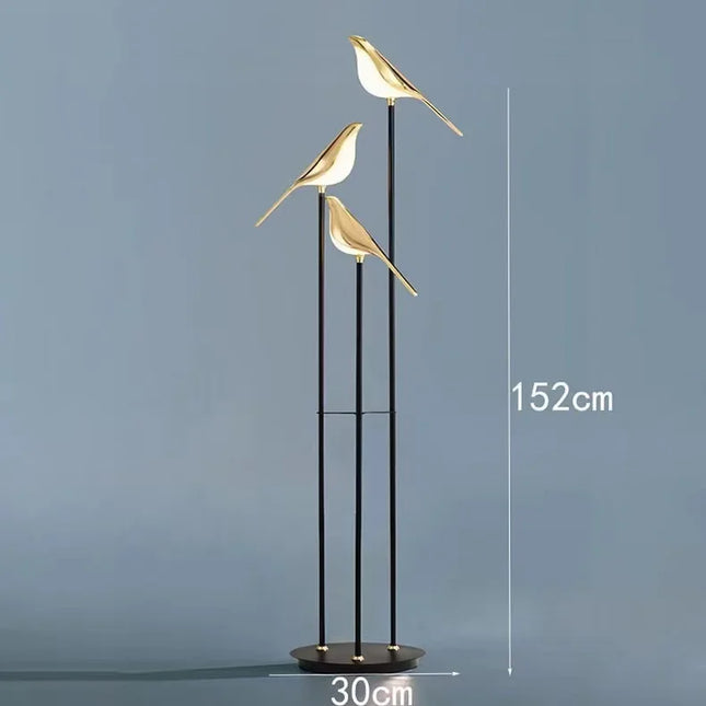 Jiankexing Bird Illumination LED Floor Lamp for Bedroom by zapcart