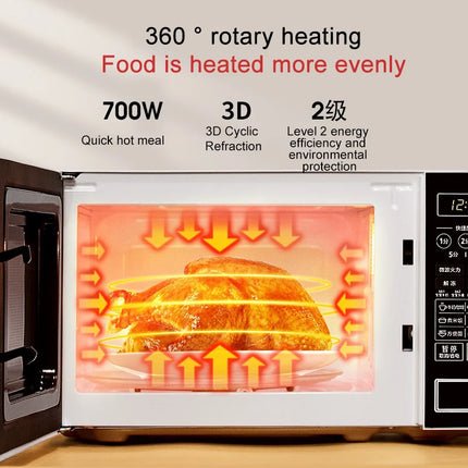 20L Microwave Oven M1-L213C Household Intelligent Multi Functional Home Use Mini Falt-Plate 220v 700w by zapcart